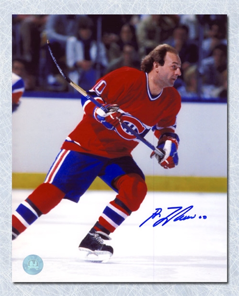 Guy LaFleur Montreal Canadiens Autographed Game Action 16x20 Photo