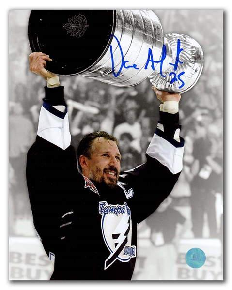 Dave Andreychuk Tampa Bay Lightning Autographed 2004 Stanley Cup 16x20 Photo