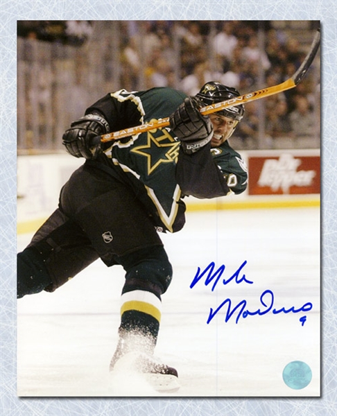 Mike Modano Dallas Stars Autographed Hockey Sniper 16x20 Photo