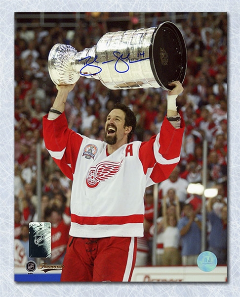 Brendan Shanahan Detroit Red Wings Autographed Stanley Cup 16x20 Photo