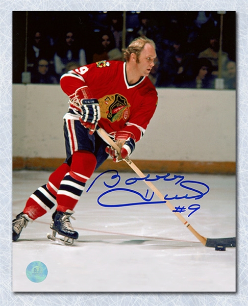 Bobby Hull Chicago Blackhawks Autographed NHL Game Action 16x20 Photo