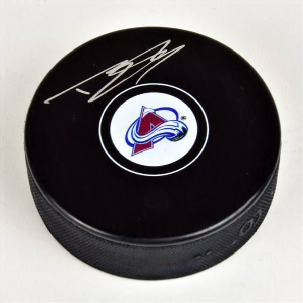 Bowen Byram Colorado Avalanche Signed Autographed Hockey Puck