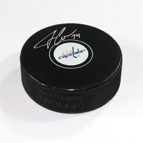 John Carlson Washington Capitals Signed Autograph Model Hockey Puck