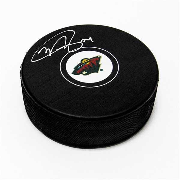 Matt Dumba Minnesota Wild Signed Autograph Model Hockey Puck