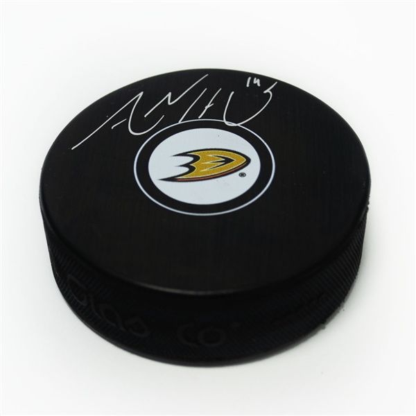 Adam Henrique Anaheim Ducks Signed Autograph Model Hockey Puck