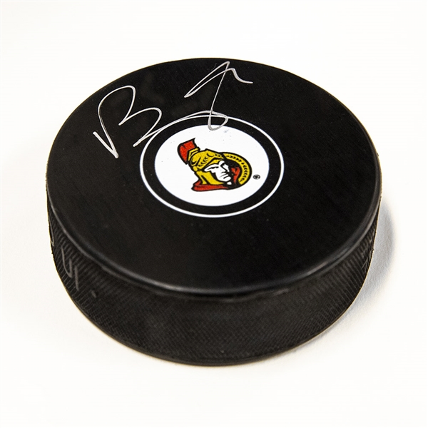 Brady Tkachuk Ottawa Senators Signed Autograph Model Hockey Puck