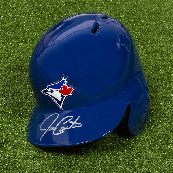 Joe Carter Toronto Blue Jays Autographed Full Size Replica Batting Helmet
