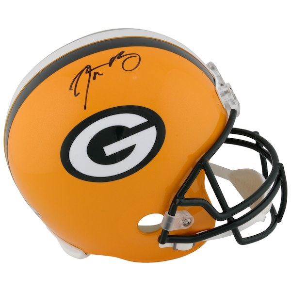 Aaron Rodgers Green Bay Packers Signed Full Size Replica NFL Football Helmet
