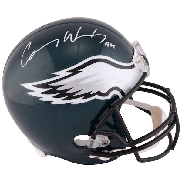 Carson Wentz Philadelphia Eagles Signed Full Size Replica NFL Football Helmet
