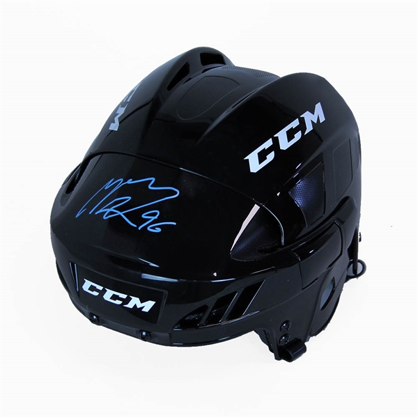 Mikko Rantanen Autographed CCM Hockey Helmet - Colorado Avalanche