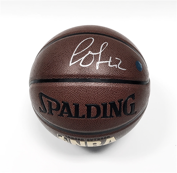 Jakob Poeltl Autographed Spalding NBA I/O Basketball - San Antonio Spurs