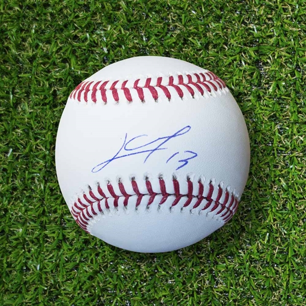 Lourdes Gurriel Jr Autographed MLB Official Major League Baseball - Blue Jays