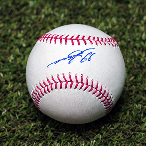Munenori Kawasaki Autographed MLB Official Major League Baseball