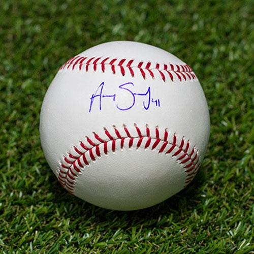 Aaron Sanchez Autographed MLB Official Major League Baseball