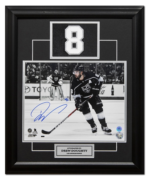 Drew Doughty Los Angeles Kings Autographed Jersey Number 20x24 Frame
