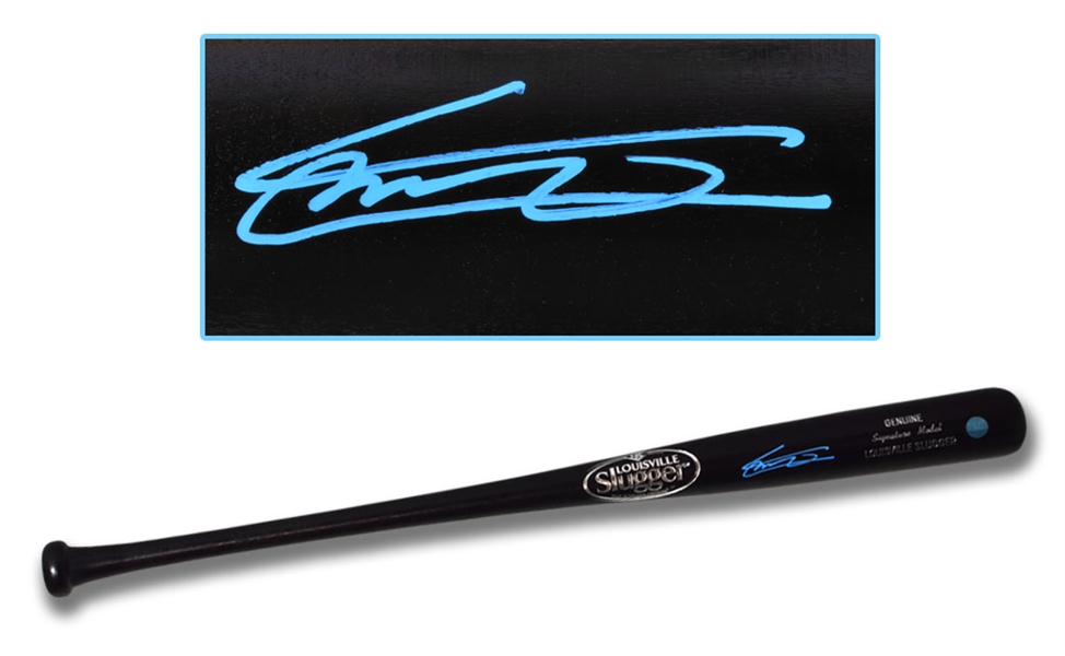 Vladimir Guerrero Jr Autographed Louisville Slugger Baseball Bat - Blue Jays