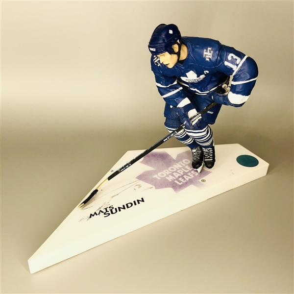 Mats Sundin Toronto Maple Leafs Autographed McFarlane Figurine