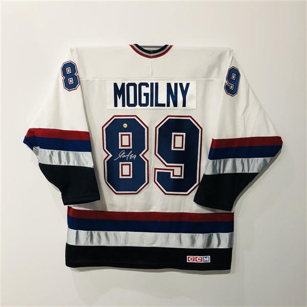 Alexander Mogilny Vancouver Canucks Autographed CCM Teamwear Hockey Jersey