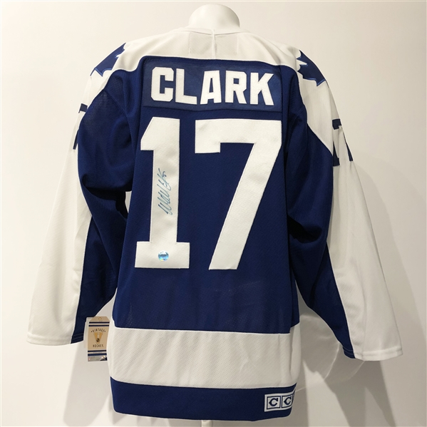 Wendel Clark Toronto Maple Leafs Autographed CCM Jersey