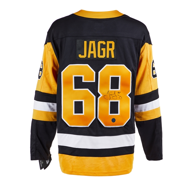 Jaromir Jagr Pittsburgh Penguins Autographed Fanatics Jersey