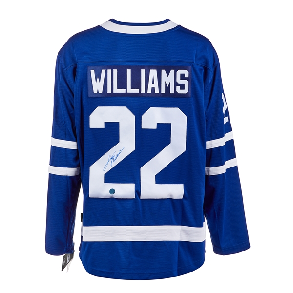 Tiger Williams Toronto Maple Leafs Autographed Fanatics Jersey