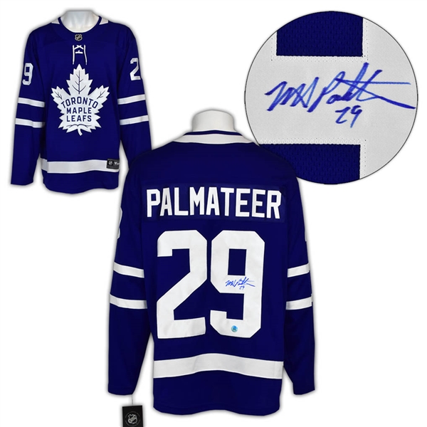 Mike Palmateer Toronto Maple Leafs Autographed Fanatics Jersey