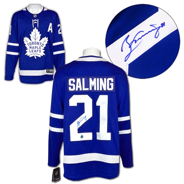 Borje Salming Toronto Maple Leafs Autographed Fanatics Jersey