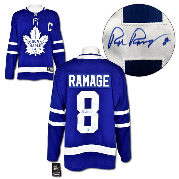 Rob Ramage Toronto Maple Leafs Autographed Fanatics Jersey