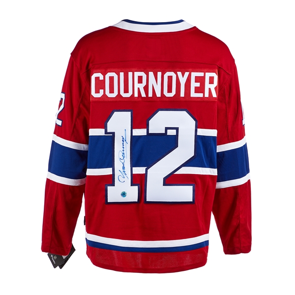 Yvan Cournoyer Montreal Canadiens Autographed Fanatics Jersey