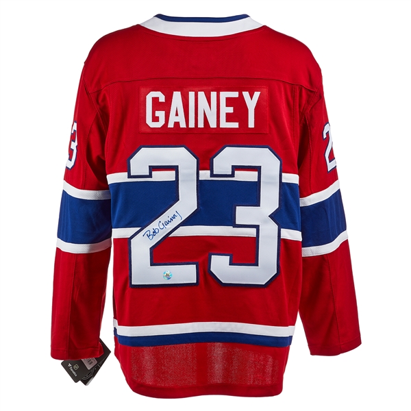 Bob Gainey Montreal Canadiens Autographed Fanatics Jersey