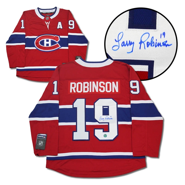 Larry Robinson Montreal Canadiens Autographed Fanatics Jersey