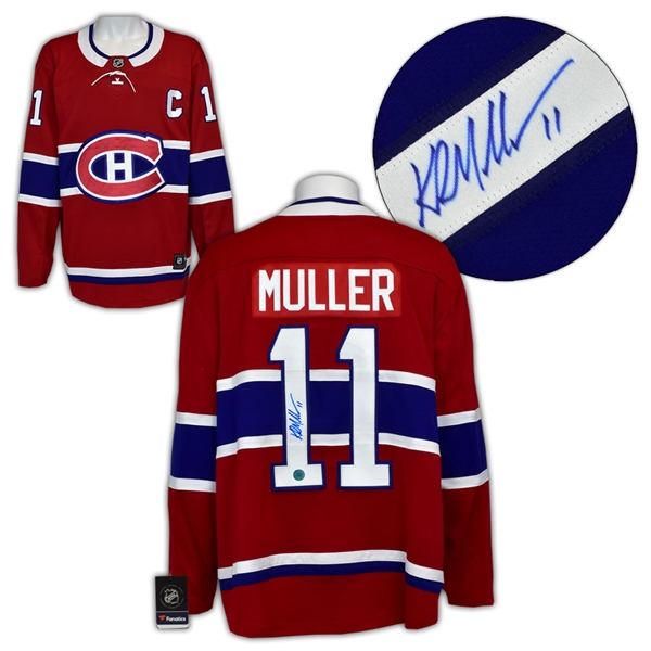 Kirk Muller Montreal Canadiens Autographed Fanatics Jersey