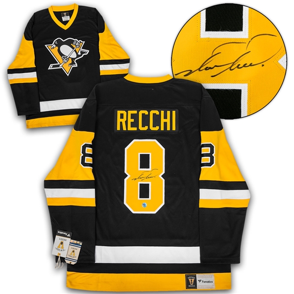 Mark Recchi Pittsburgh Penguins Signed Vintage Fanatics Jersey