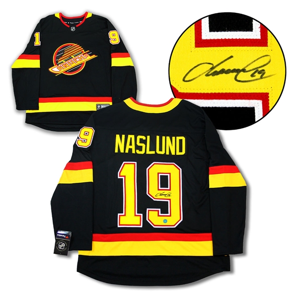 Markus Naslund Vancouver Canucks Signed 1st Year Retro Fanatics Jersey