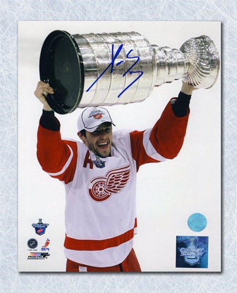 Pavel Datsyuk Detroit Red Wings Autographed 2008 Stanley Cup 8x10 Photo