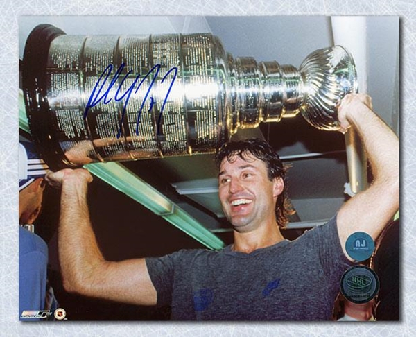 Paul Coffey Edmonton Oilers Autographed Stanley Cup 8x10 Photo