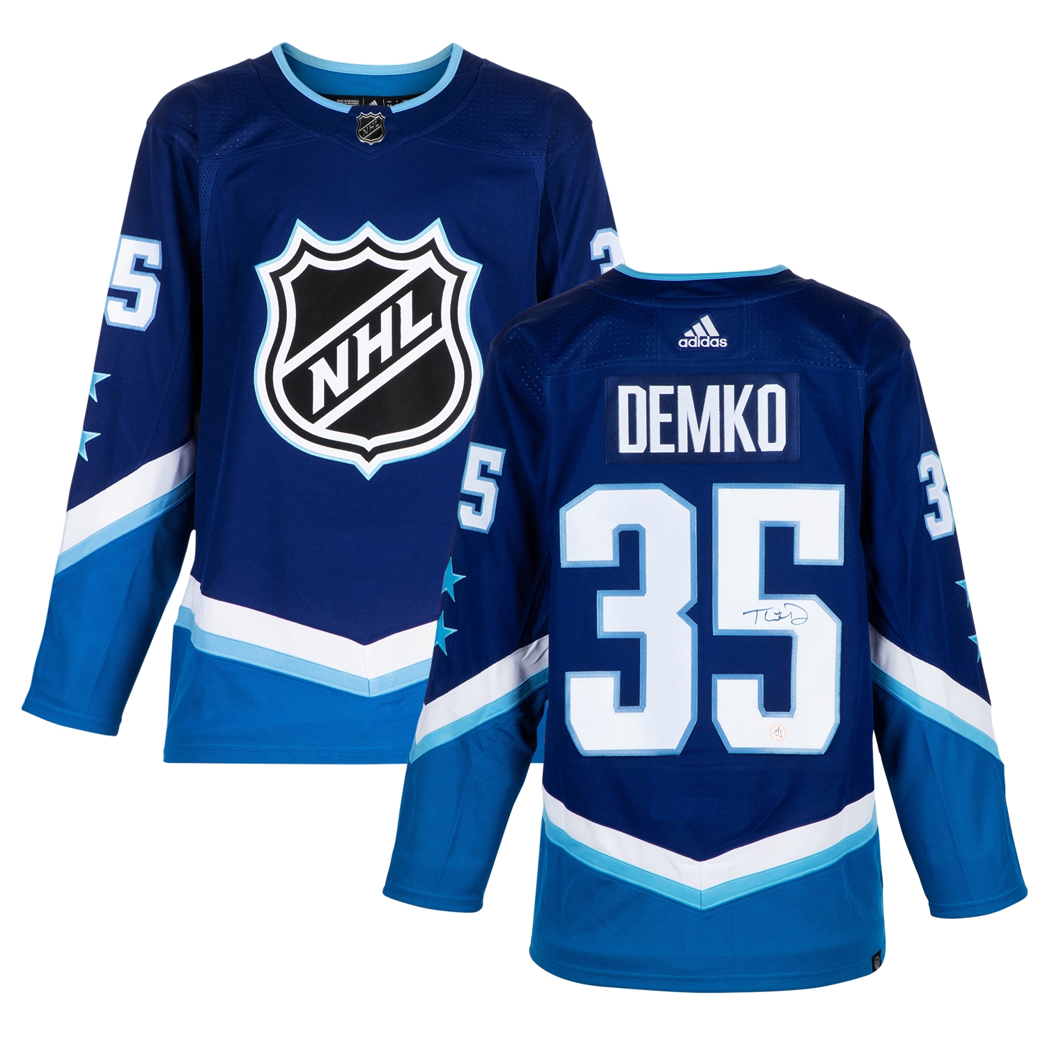 Thatcher Demko Signed 2022 NHL All-Star Game adidas Jersey