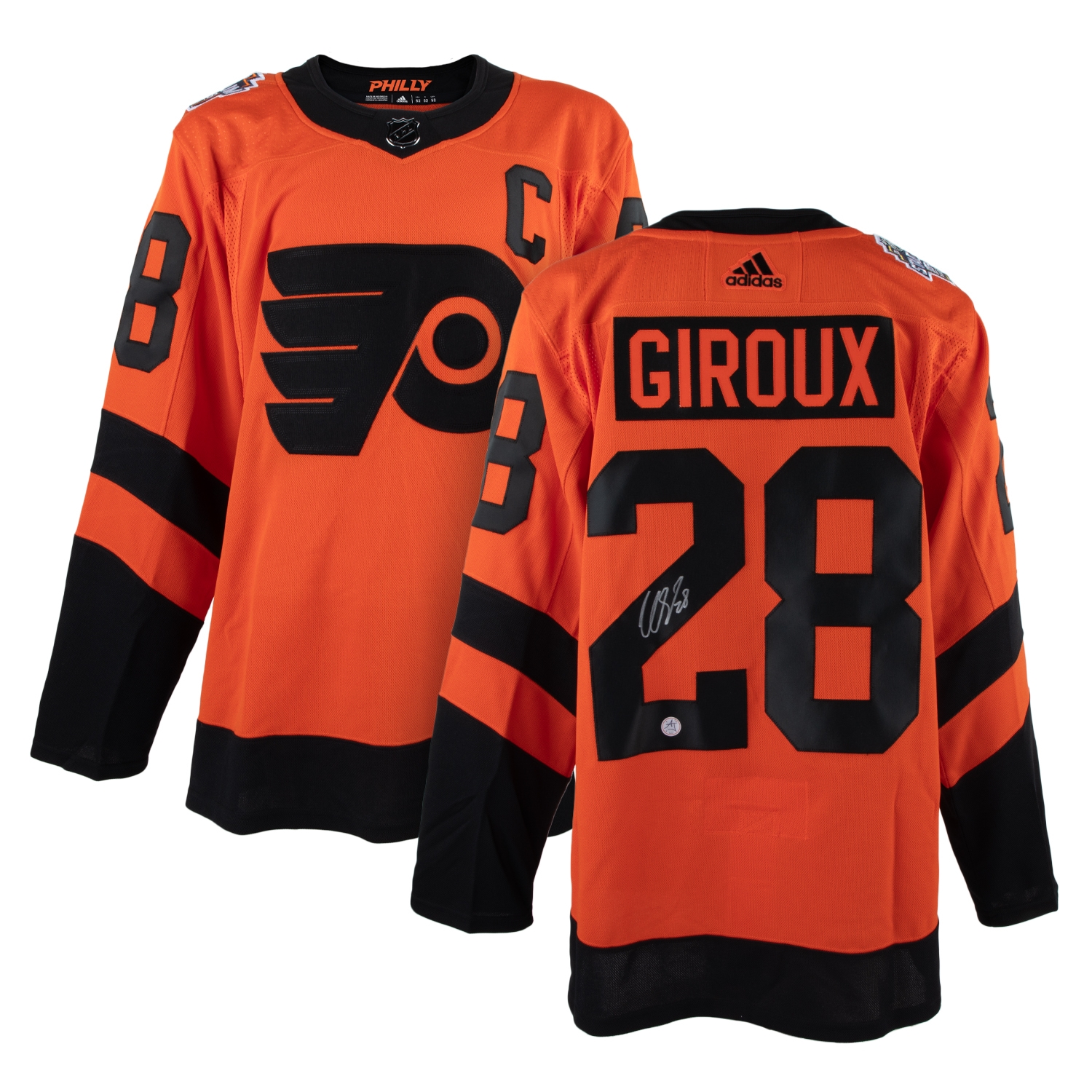 Claude Giroux Signed Philadelphia Flyers Stadium Series adidas Jersey