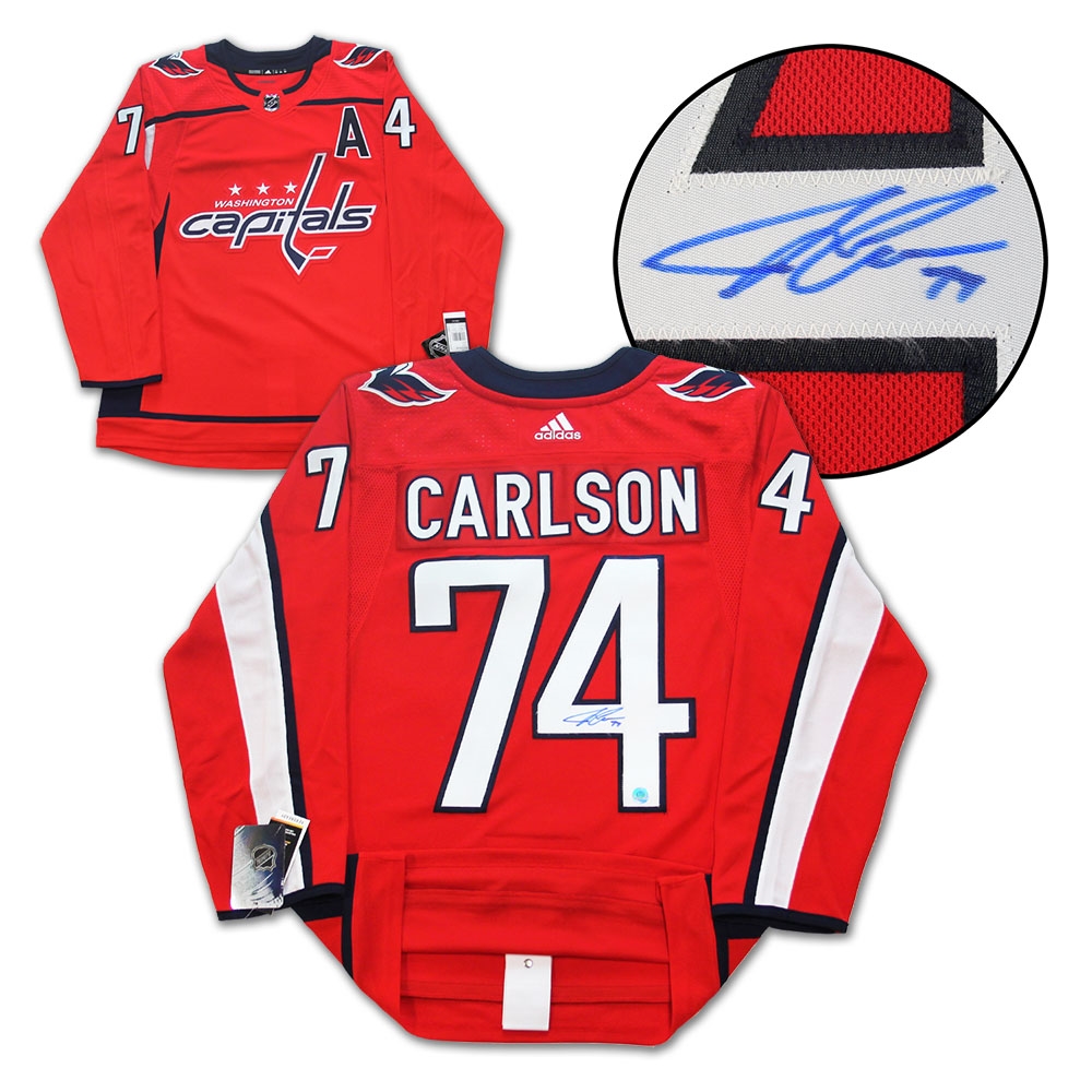 John Carlson Washington Capitals Autographed adidas Jersey