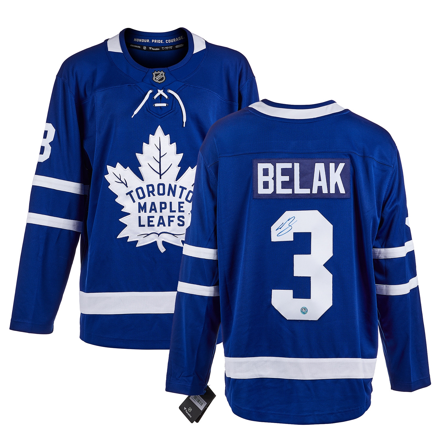 Wade Belak Toronto Maple Leafs Autographed Fanatics Jersey