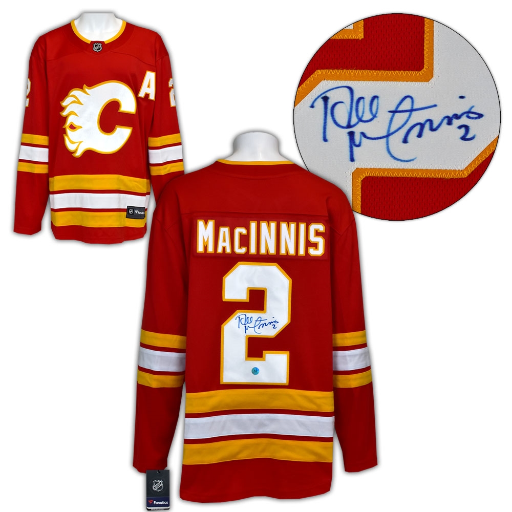 Al MacInnis Calgary Flames Signed Alt Retro Fanatics Jersey