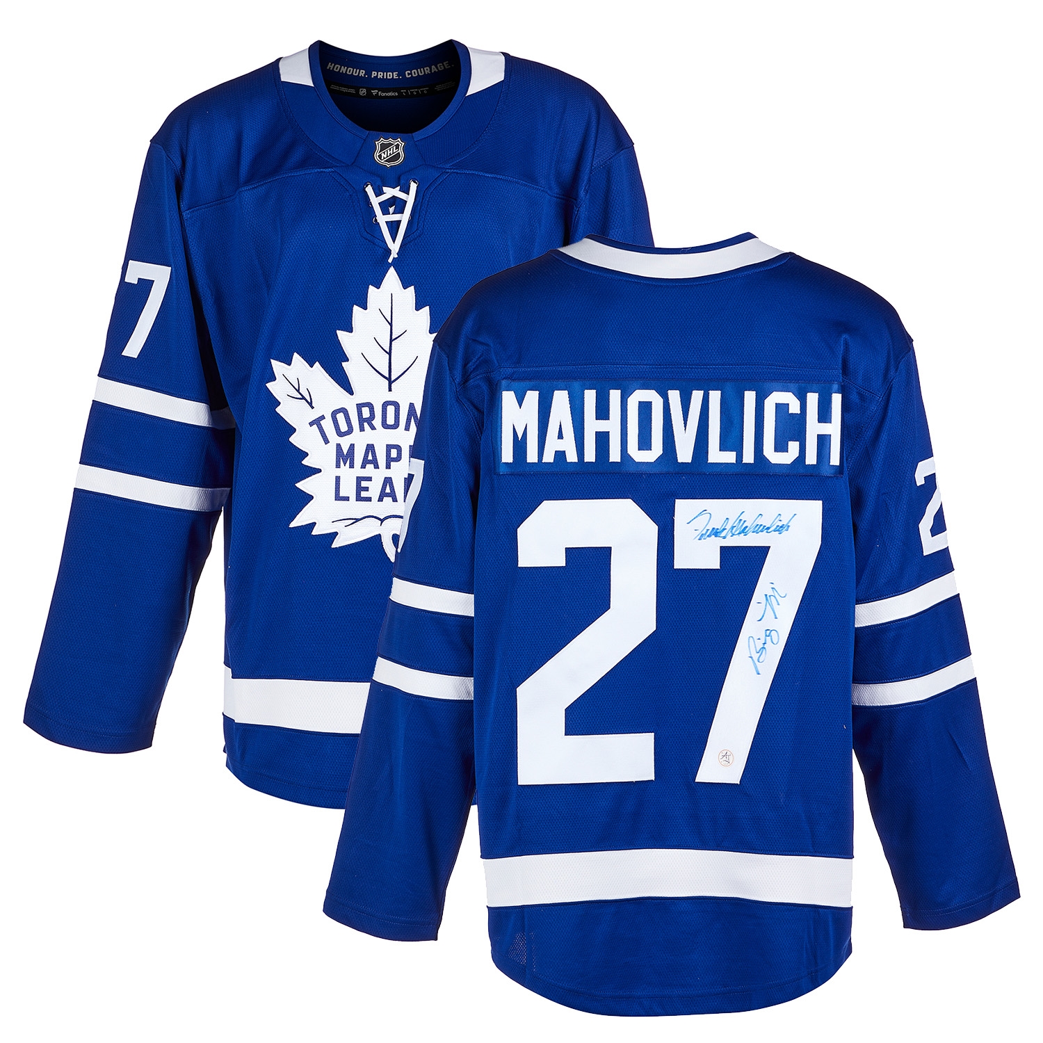 Frank Mahovlich Autographed Toronto Maple Leafs Fanatics Jersey