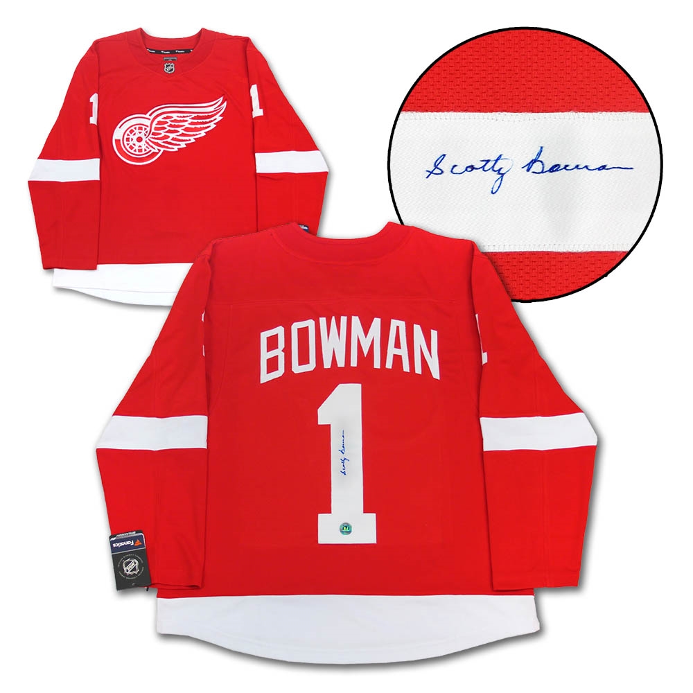 Scotty Bowman Detroit Red Wings Autographed Fanatics Jersey