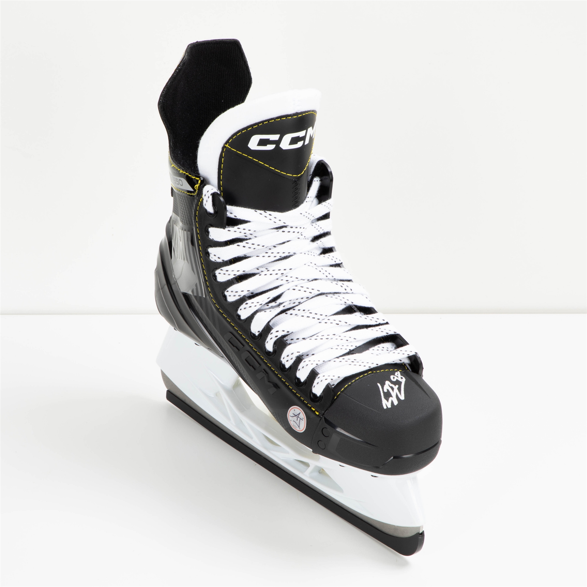 Connor Bedard Autographed CCM Tacks Black Hockey Skate