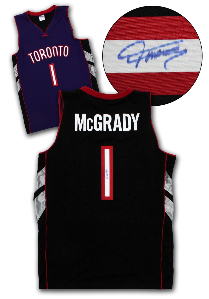 Tracy McGrady Toronto Raptors Signed Basketball Jersey